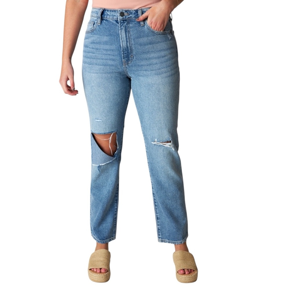 HIDDEN Jeans Tracey High Rise Straight Size 27 100% Cotton Style HD1296ST NEW